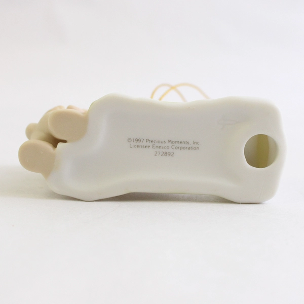 Precious Moments Ornament Puppies on Sled 1997 Christmas Holiday 272892 Enesco