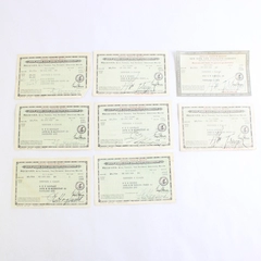 Vtg Insurance Receipts Ephemera 1942-45 New York Life Historical Documents OR