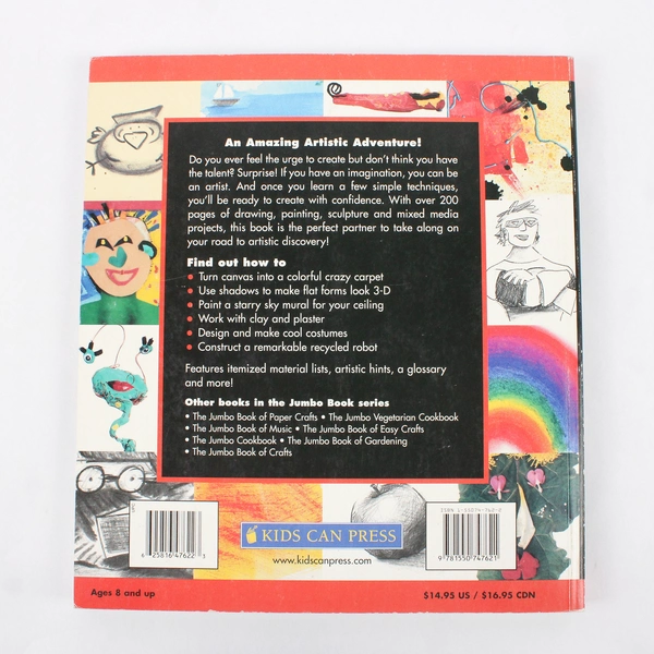 The Jumbo Book of Art Written & Illustrated by Irene Luxbacher 2003 PB For Kids