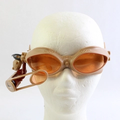 2004 Hasbro Lazer Tag Team Ops Tan Replacement Goggles 