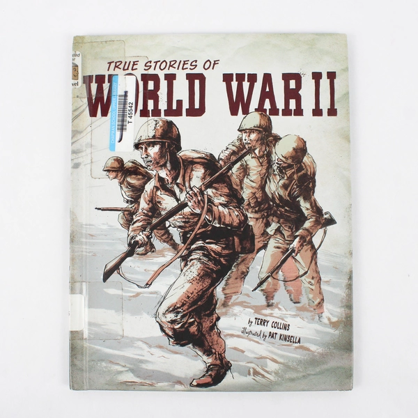 True Stories of World War II by Terry Collins 2013 Graphic Novel HC Ex-Library