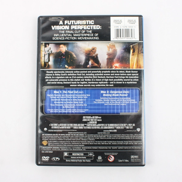 Blade Runner: The Final Cut DVD 2 Disc Special Edition 2007