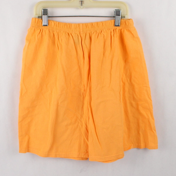 Women's Garland Sport Shorts Orange Size Small 100% Cotton Activewear