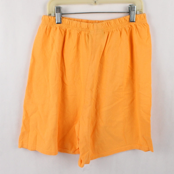 Women's Garland Sport Shorts Orange Size Small 100% Cotton Activewear