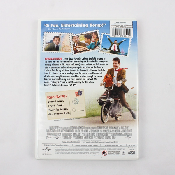 Mr. Bean's Holiday DVD Universal Widescreen 2007 Director Steve Bendelack