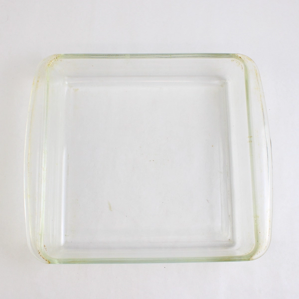 Pyrex 8 x 8 Clear Square Glass Baking Dish with Handles 222