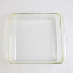 Pyrex 8 x 8 Clear Square Glass Baking Dish with Handles 222