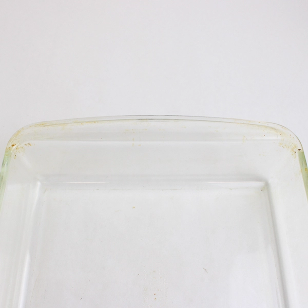 Pyrex 8 x 8 Clear Square Glass Baking Dish with Handles 222