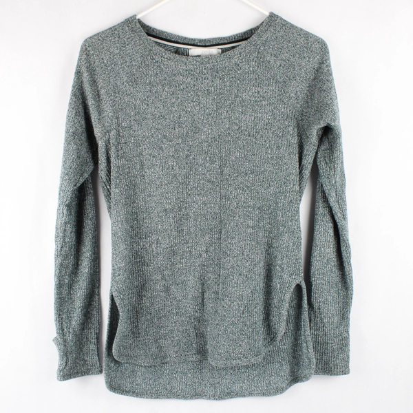 Zella Thermal Top Long Sleeve Heather Gray Size Small
