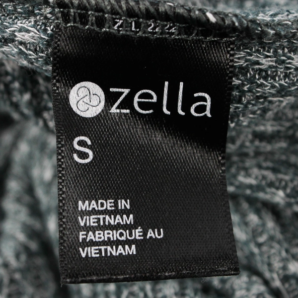 Zella Thermal Top Long Sleeve Heather Gray Size Small