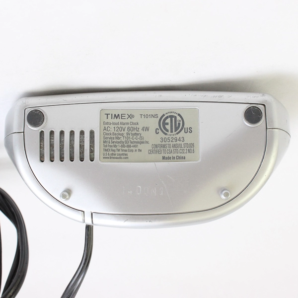 Timex T101NS Digital Alarm Clock Tested Works