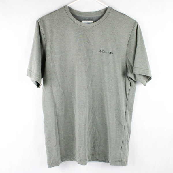 Columbia Omni Wick Men's Sort Sleeve Crew Neck Green Pullover Size Small