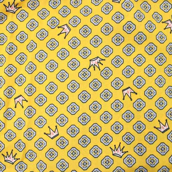 Aerie Cami Top Yellow Crown Print Size XS Polyester Adjustable Strap