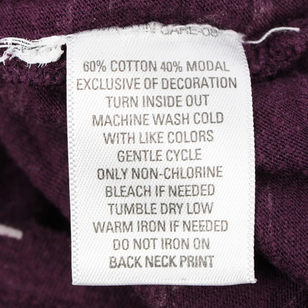 Great Northwest Indigo Women's Short Sleeve Top Purple Size Small