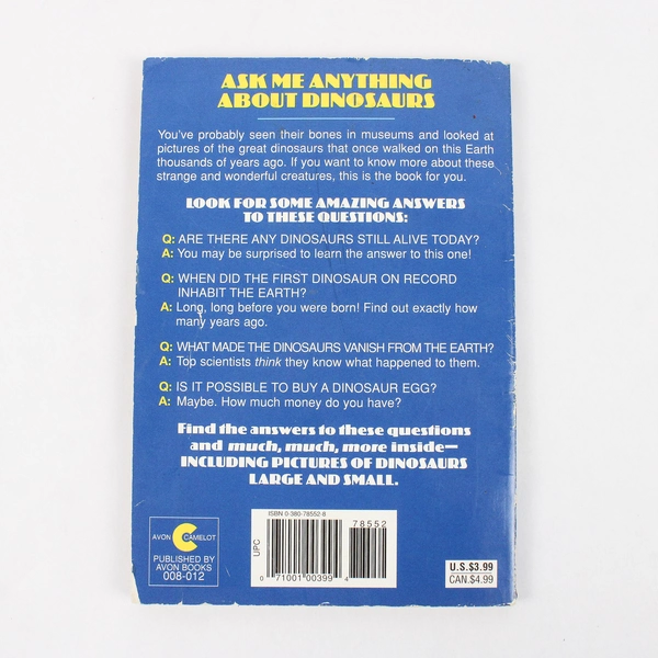 Ask Me Anything About Dinosaurs by Louis Phillips 1997 Paperback