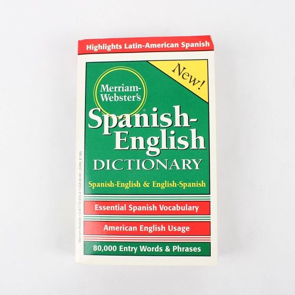 New Merriam-Webster's Spanish-English Dictionary 1998 Paperback