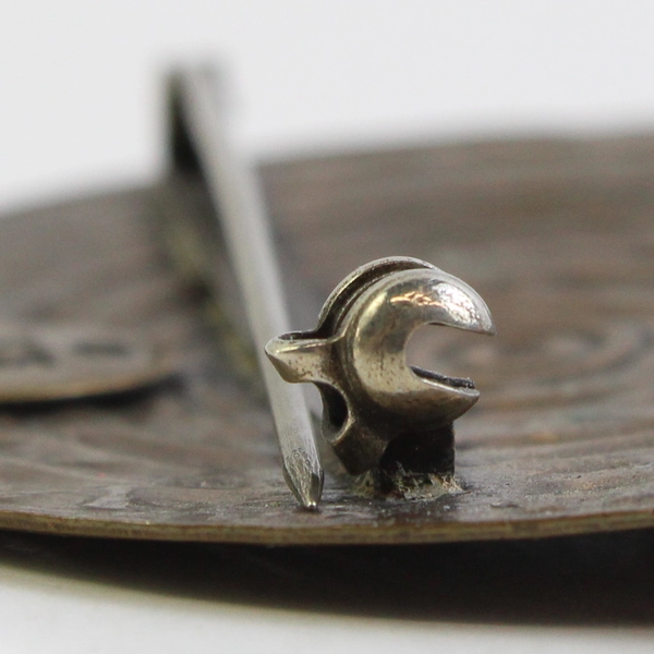 Vintage Marjorie Baer SF Mixed Metal Boho Brooch