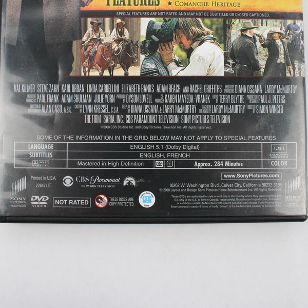 Comanche Moon DVD Sony 2008 Director Simon Wincer