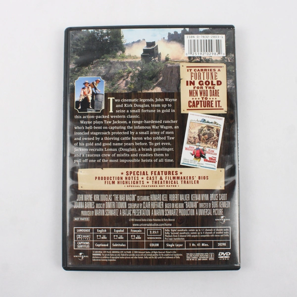 The War Wagon DVD Universal 1967 Director Burt Kennedy