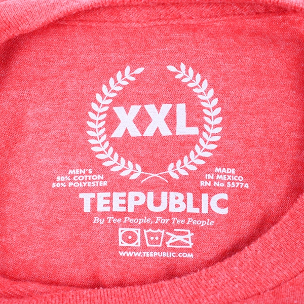 Teepublic 'Bah Weep Grana Weep Ninny Bong' Transformers Red XXL T-Shirt