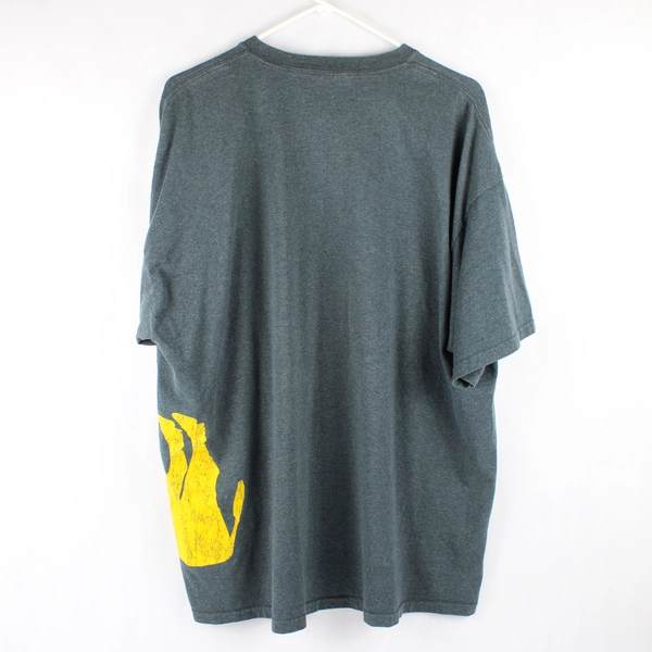 Gildan T-Shirt 'Nothing Tips Like a Cow' Gray Size 2XL