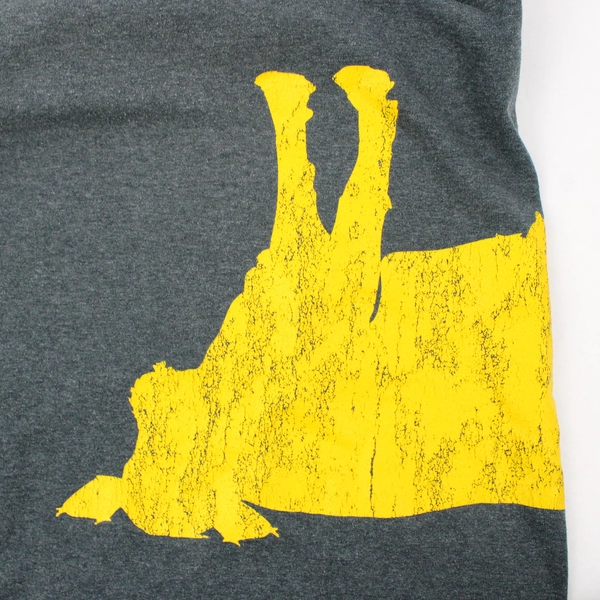 Gildan T-Shirt 'Nothing Tips Like a Cow' Gray Size 2XL