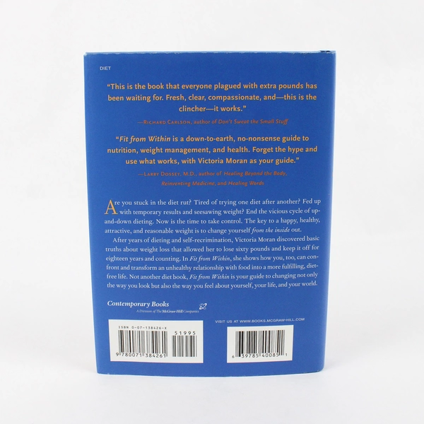 Fit from Within by Victoria Moran 2002 Hardcover DJ 101 Simple Secrets