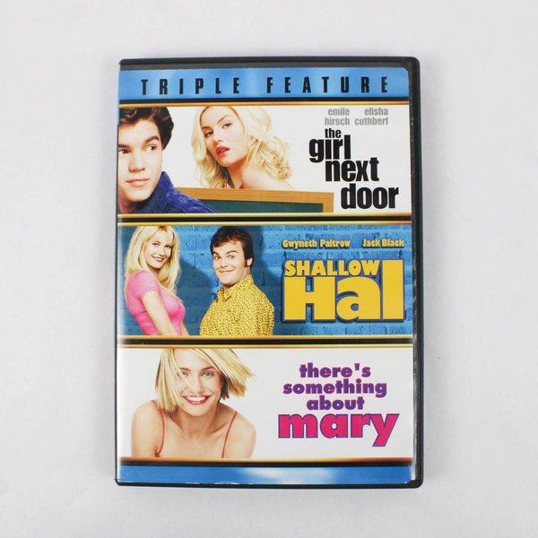 Triple Feature DVD Girl Next Door Shallow Hal Something About Mary Comedy Movie