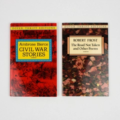 Lot of 2 Dover Thrift Editions From Robert Frost & Ambrose Bierce Paperback