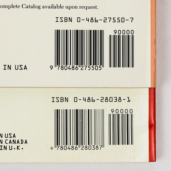 Lot of 2 Dover Thrift Editions From Robert Frost & Ambrose Bierce Paperback