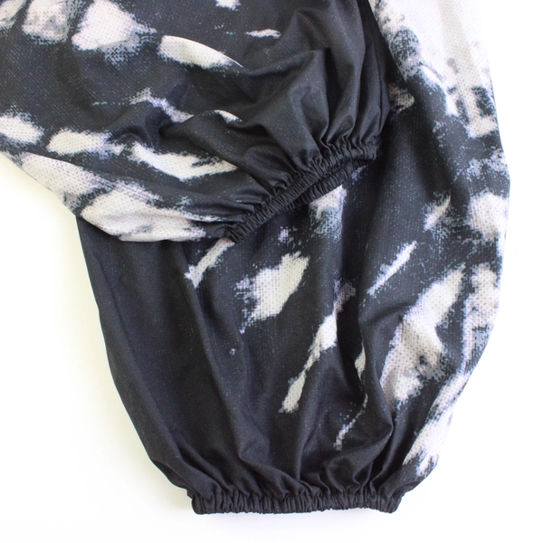 Lu's Chic Women's Navy Blue Tie-Dye Print Harem Pants Medium