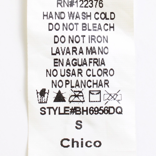 Mustard Seed Multicolor Geometric Print Cold-Shoulder Top Women's Sz Small