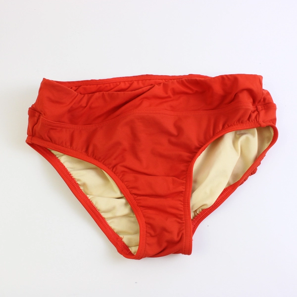Lands' End Red-Orange Bikini Bottom Women's Size 6