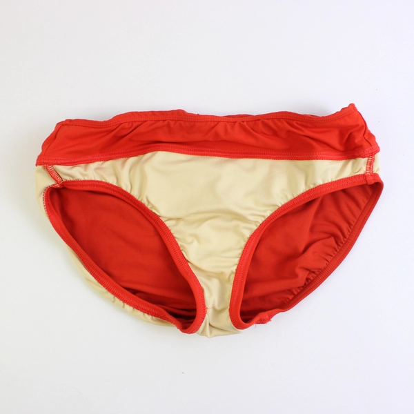 Lands' End Red-Orange Bikini Bottom Women's Size 6