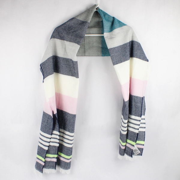 GAP Multicolor Striped Acrylic Scarf Adult One Size