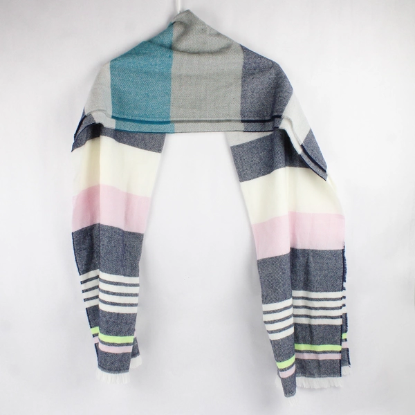 GAP Multicolor Striped Acrylic Scarf Adult One Size