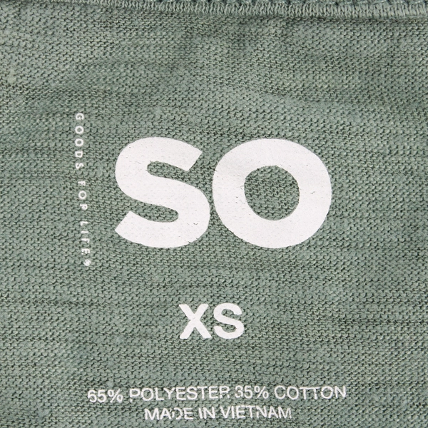 Sonoma Goods For Life Sage Green Cotton Blend Cropped Tank Top Women's Size XS