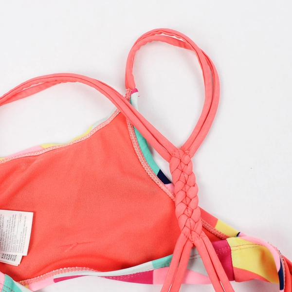 GAP Kids Multicolor Colorblock Bikini Swimsuit Top Girls' Size Medium 8-9