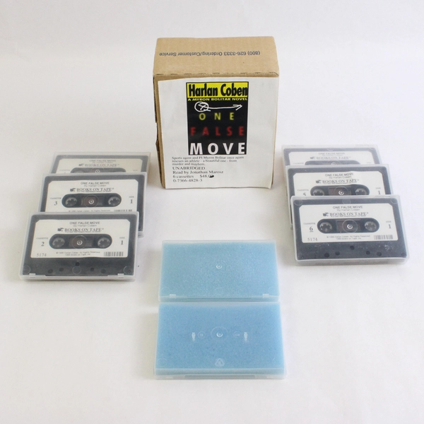 Myron Bolitar Series: One False Move by Harlan Coben 2007 6 Cassettes