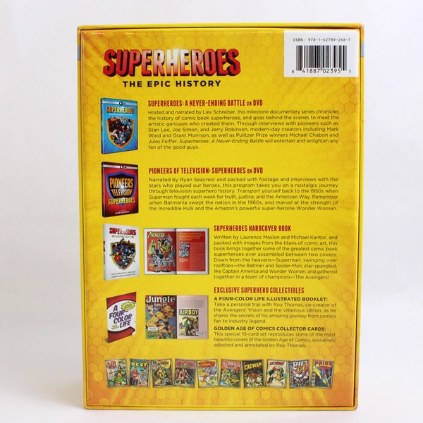 PBS: Superheroes The Epic History (Hardcover Book, Collectable Cards)