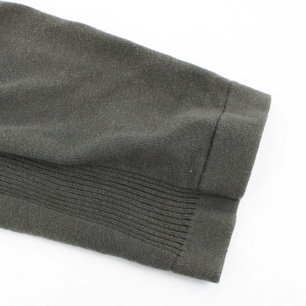 Calvin Klein Jeans Green Cadet Collar Cotton Sweater Men's Size 2XL