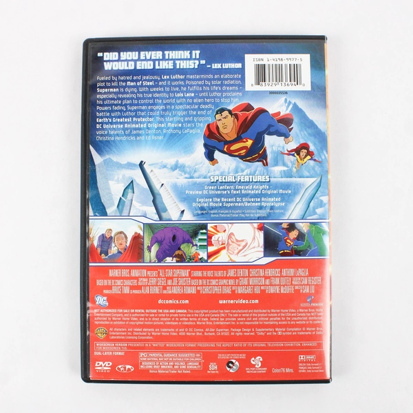 All Star Superman DVD DC Universe 2011