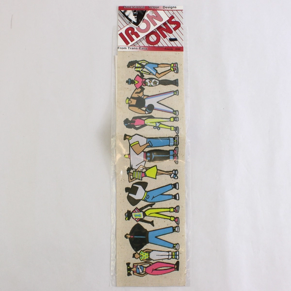 Trans Easy Iron On Dimensional Velour Designs Transfers 9588 Friends