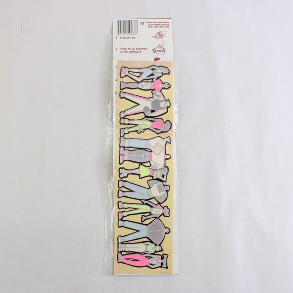 Trans Easy Iron On Dimensional Velour Designs Transfers 9588 Friends