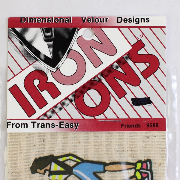 Trans Easy Iron On Dimensional Velour Designs Transfers 9588 Friends