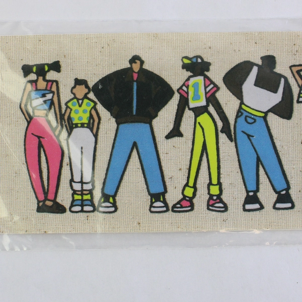 Trans Easy Iron On Dimensional Velour Designs Transfers 9588 Friends