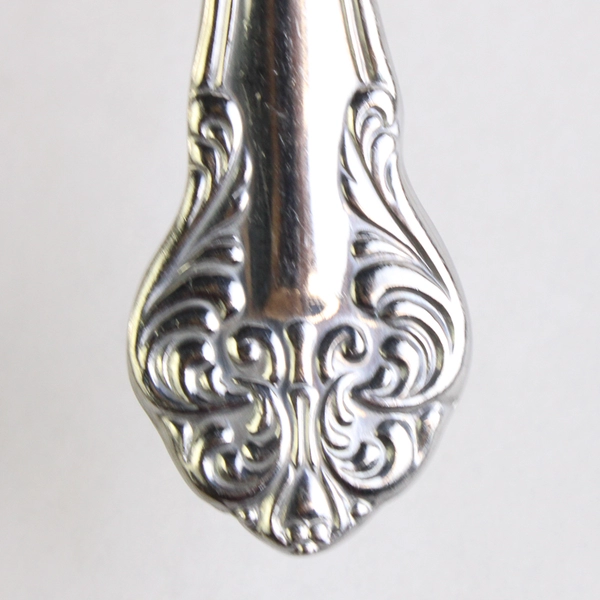 Lot Of 2 Reed & Barton Elegante (Stainless) Flatware Serving Spoon 1 Slotted