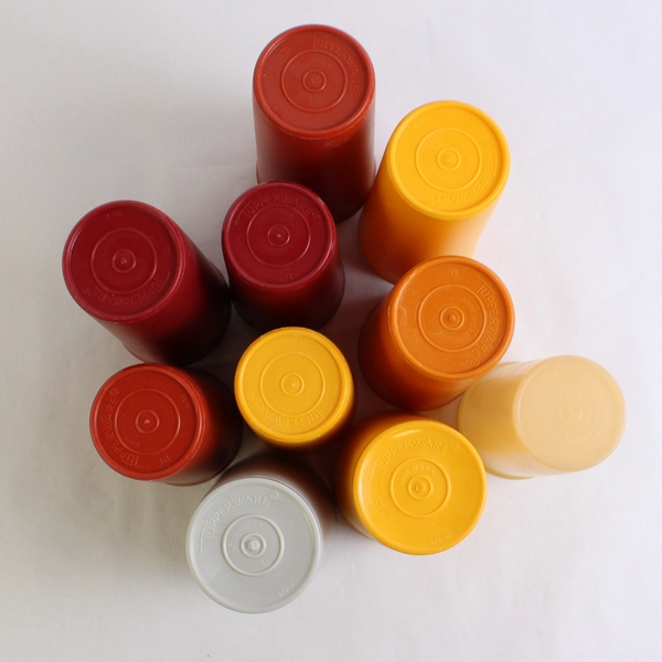 Lot of 10 Vintage Tupperware Plastic Tumbler Cups #873 #115 #116