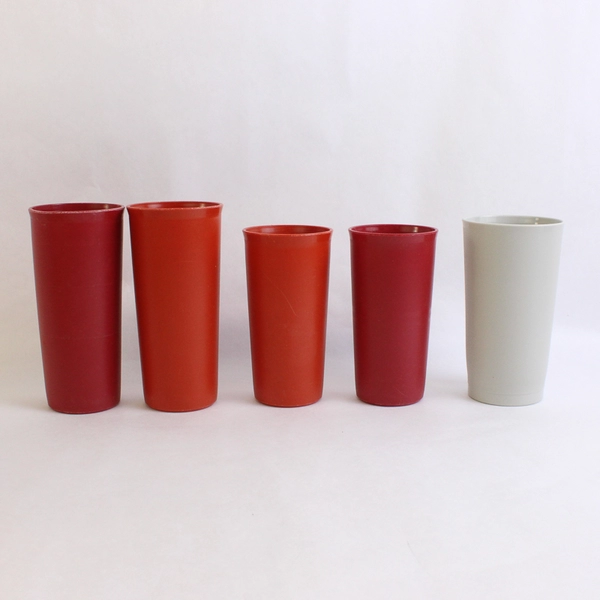 Lot of 10 Vintage Tupperware Plastic Tumbler Cups #873 #115 #116