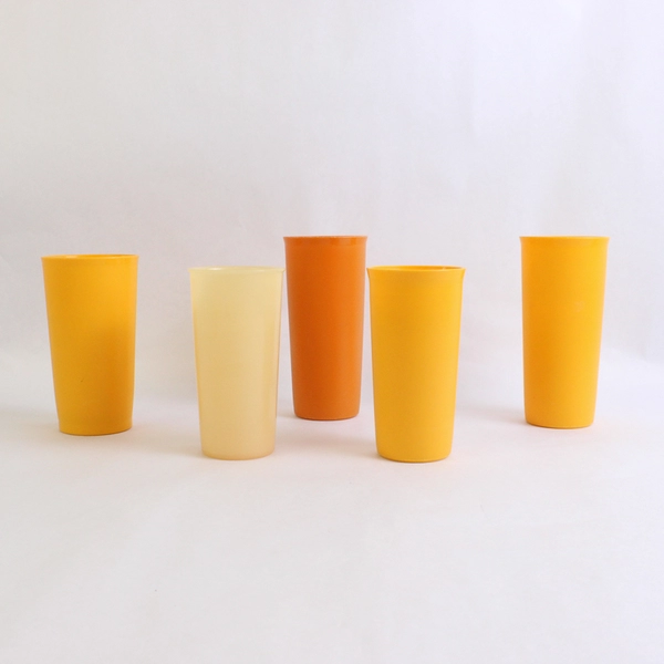 Lot of 10 Vintage Tupperware Plastic Tumbler Cups #873 #115 #116